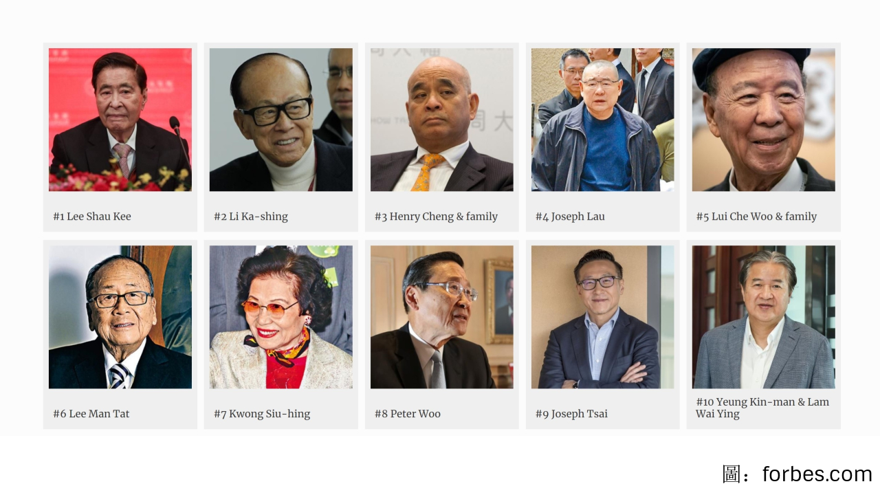 香港富豪排行榜