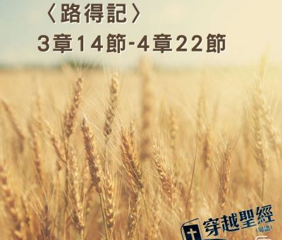 Soooradio穿越聖經（362） - 〈路得記〉3章14節-4章22節