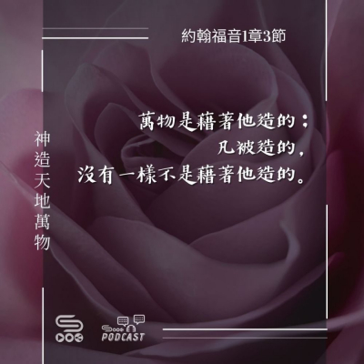 Soooradio 基督教廣播電台 每日 靜．聽．想 2024（078） -約翰福音1章3節