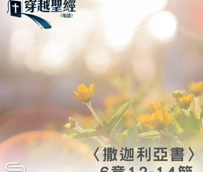 Soooradio 基督教廣播電台 穿越聖經（1201） - 〈撒迦利亞書〉6章12-14節