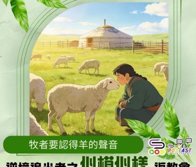 Soooradio 基督教廣播電台 逆境追光者之「似模似樣」返教會（08）- 牧者要認得羊的聲音